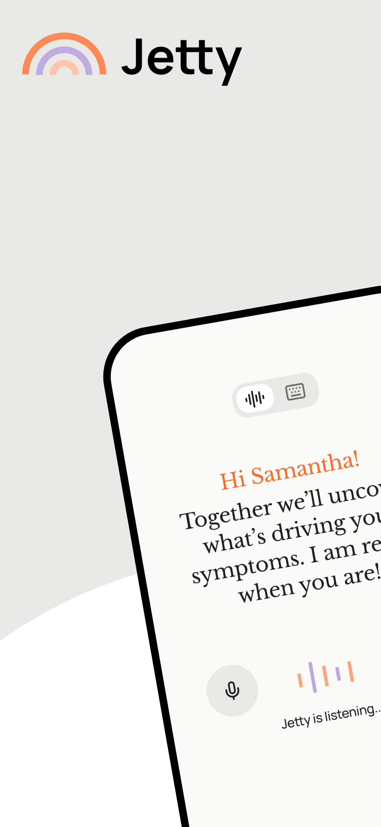 Jetty AI Symptom Tracker App Store screenshot 1